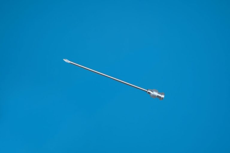 Kanüle zur Jodipin-Injektion
